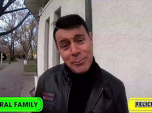 Felicia vinas juicy booty gets double stuffed by dan in wet pussy creampie