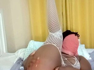 This whore spreads her wet pussy wide open for full display