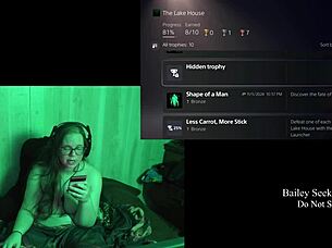 Curvy BBW With Glasses Strips Naked At Lake House