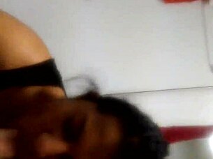 Mexican Latina friend sucks big cock with passion