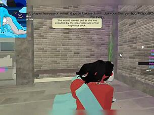 Demon Pounds Huge Futa Cock in Intense Fuck Session