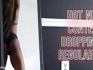 TWEEK SOMETHIN' WITH EBONY ASS SHAKING IN SEXY LINGERIE COSTUMES!