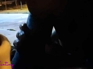 Big Tits Prostitute Sucks Black Monster Cock After Fight With Husband In Public Square