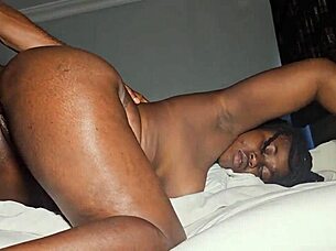 Fat Ebony Curvy Beauty Bent Over In Bedroom For Homemade Doggystyle Screaming