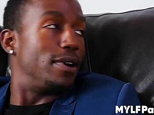 Rich Milf Nina Hartley Fucked Hard With Wet Ball Licking And Monster Cock In Interracial Action!