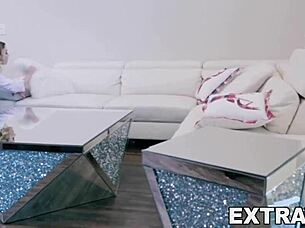 Petite blonde teen bends over craving that monster cock for intense doggystyle pounding!