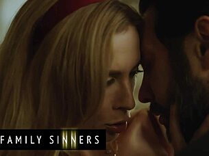 Blonde Moans Loudly as Man Rubs and Fingers Her Shaved Pussy Before Passionate Missionary and Doggystyle Fucking