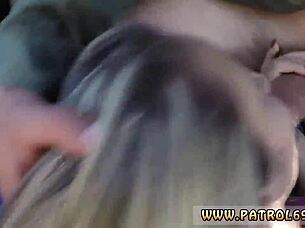 i crave that wild amateur teen 18+ threesome with blowjobs and striptease turning into hot group sex outdoors