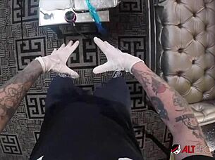 Behind the Scenes Fun with Tattooed Slut Sully Savage Getting Bent Over and Pounded Hard!