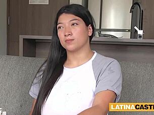 Busty Latina Milf Deepthroats