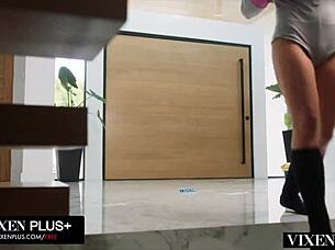 Voluptuous Blonde Milf Heidi Enjoys Licking Balls Before Riding In Missionary