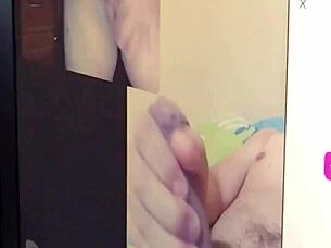 Mexican Babe Shows Off Her Big Clit And Tits