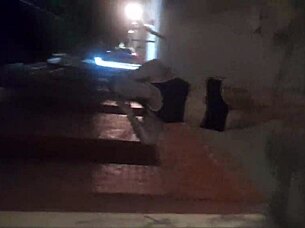 I Touch My Vagina on the Street and Fuck with My Friend, Sucking His Penis Until Creampie