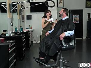 Shy petite babe offers deepthroat and hardcore fucking in deluxe style