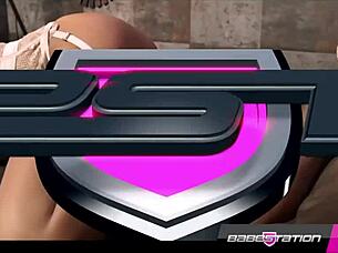 why don't you join maddison lee for a hot solo wank in the babestation dungeons with her natural tits and stockings?