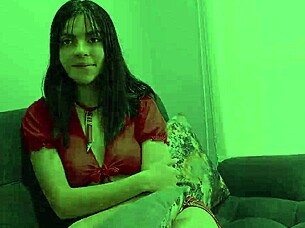 neighbor lets me in after i get locked out and shows off her sexy uniform with big tits and ass before we get wild in cowgirl