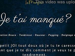 Je t'ai manqué? Let's dive into this French audio porn with joi and pegging action.