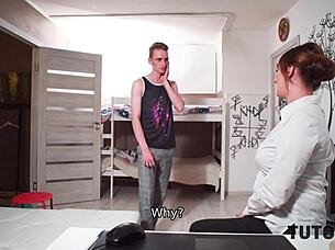 Lucky Boy Enjoys Awesome Sex With Hot Big Tits Teacher Instead Of Biology