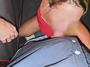 blonde Brazilian wife enjoys swingers party with group in São Paulo house