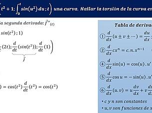torsión de una curva gets a fun twist in exercise one