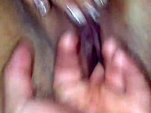 Fucking my wife wet pussy cumming trying to squirt hit juicy pussy fuck hot wife