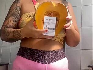 showing off my swollen pussy on live stream.