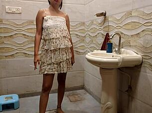 Desi Indian guy punishes his young 18+ girlfriend after catching her smoking alone 😠🚬