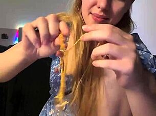 Blonde Fingering Doggystyle