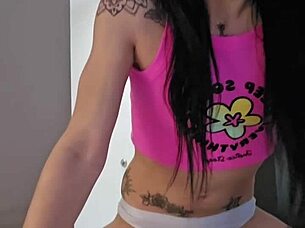 Sexy Petite 18+ Emy Angel Gets Intense Action