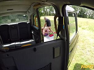 Fake Taxi British Luci Reign Fucks Taxi Drivers Huge White Cock 😈🚕