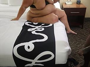 Big Booty SSBBW Latina Vicky Plush Fucking And Sucking BBC