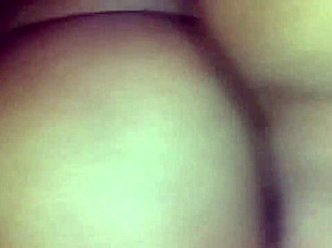 madrasta with enormous ass bounces on cock until her pussy fills with cum in amateur scene