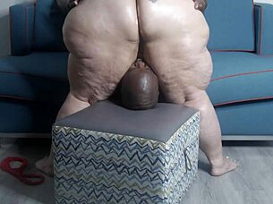 Big Booty SSBBW Latina Vicky Plush Fucking And Sucking BBC