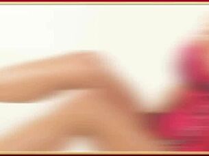 The eager blonde Nikita Von James takes a wild ride on her collection of dildos, enjoying every moment