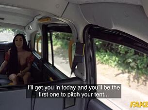 Fake Taxi British Luci Reign Fucks Taxi Drivers Huge White Cock 😈🚕