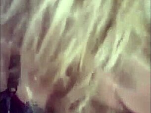 Slut wife Emily sucking dick for cum in homemade amateur action