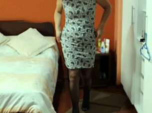 I Please My Lover And Show Him The Lingerie I'm Wearing He Wants To Fuck Me In The Ass