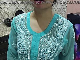 Hey, watch this desi Indian beauty with big boobs show how to get wild in the kitchen with seduction