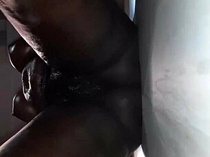 i crave that big black cock pounding my ebony ass at the gloryhole