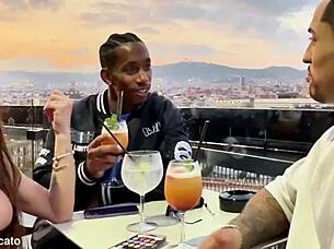 Diving into DP with my boyfriend and his friend, ending in double creampie! 🍆💦😍