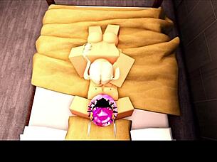 blonde roblox cheerleader comes back alongside her headless jock boyfriend in fun scene