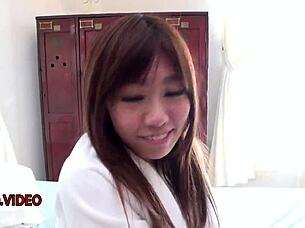 Why does shaved pussy teen 18+ Chisa Hoshino crave intense hardcore fingering and blowjob in steamy JAV scenes?