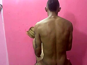 Brunette trans babe licks and rides blonde teen in interracial lingerie session outdoors 😘