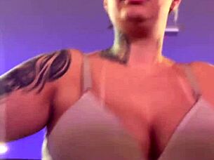 At the gym I got so hot I took off my shirt stayed in my bra oh man I felt so horny sweat dripping down my wet pussy