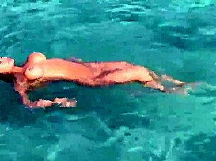 Sexy Monika Fox Swims Naked In Pool?