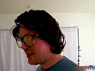 I'm a pervy Yorkshire nerd getting my cock sucked for the first time by tricked British amateurs in high definition with cum in mouth.