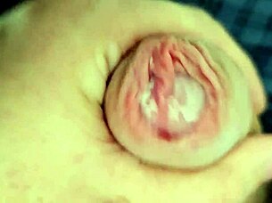 Hey, you wanna see all this precum dripping while I edge my massive unique cock slowly?