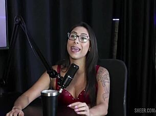 Luciana Picchi joins Bruna Carlos and Matheus Caetano for a steamy swingers compilation in see-through lingerie outdoors.