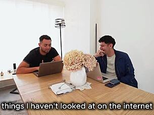 i feel so aroused joining this horny milf in a steamy threesome with two eager college students