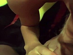 Brittney Blew skips condoms for deepthroat fingering and anal in lingerie stockings.